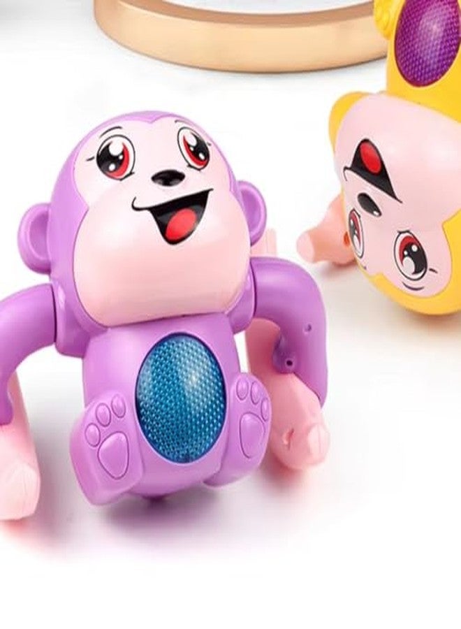 ستوريو لعبة القرد الراقص الموسيقية من ستوريو للأطفال | دمية دوارة مع أضواء وموسيقى ومستشعر صوتي | لعبة موسيقية متحركة مع مؤثرات صوتية للأطفال الرضع والصغار | هدية ممتعة للأولاد والبنات، متعددة الألوان - Image 4